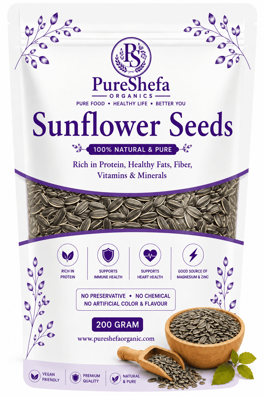 Sunflower Seeds – 100% Organic, Natural & Premium Quality | Buy Online in Pakistan