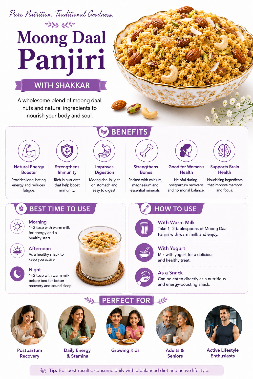Moong Daal Panjiri Online in Pakistan – Light, Easy-Digest Panjiri